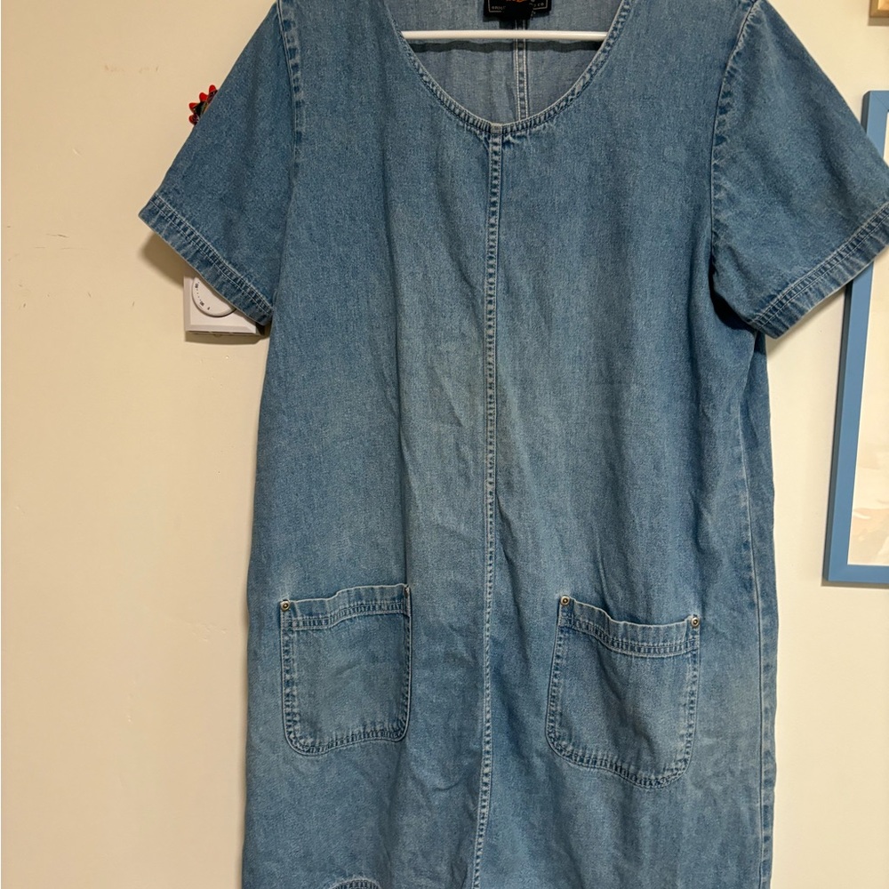 Casual Blue Denim Dress